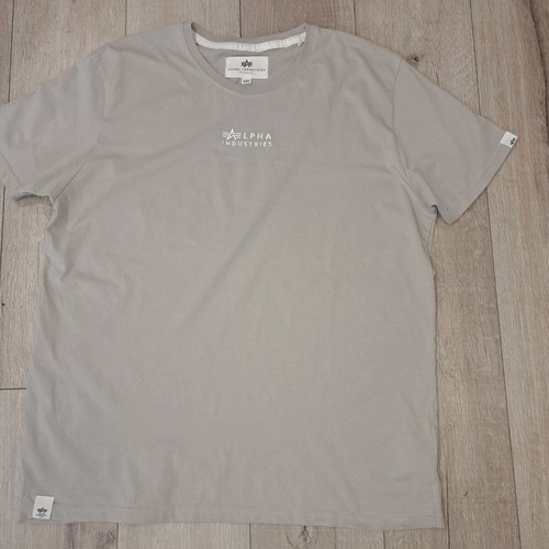 Alpha Industries men's t-shirts like new, 3XL, beige and blue, lot