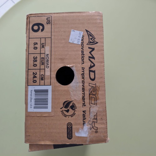 Mad Rock Nomad climbing shoes used, size 38