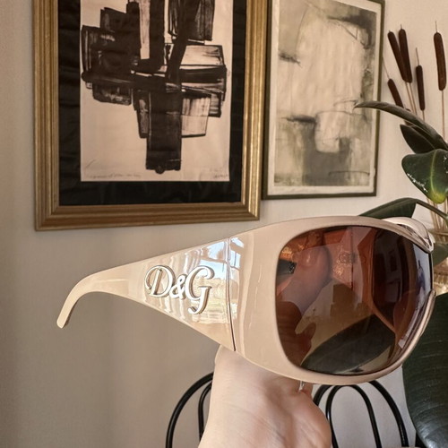 Y2K Sunglasses like new, beige