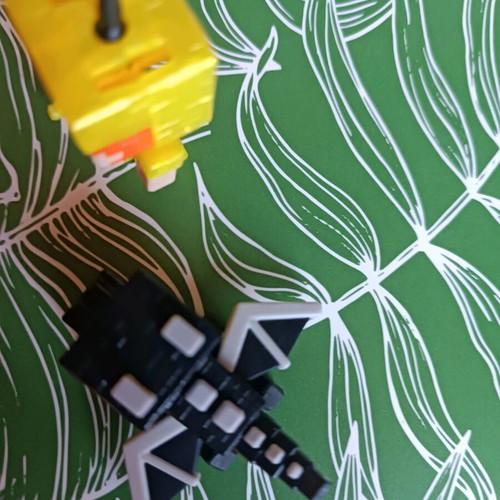 Minecraft figures pencil toppers set of 2 new