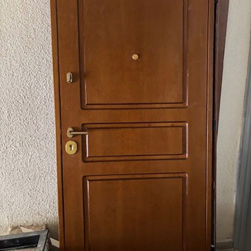 Security door double armored like new, dimensions 2.05x0.96 m