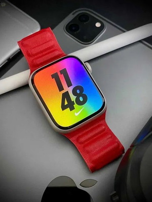 Leather Strap with Magnetic Closure for Apple Watch New