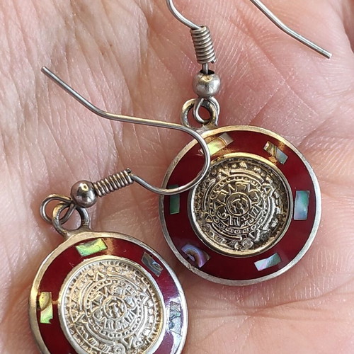 Art deco Mexican earrings