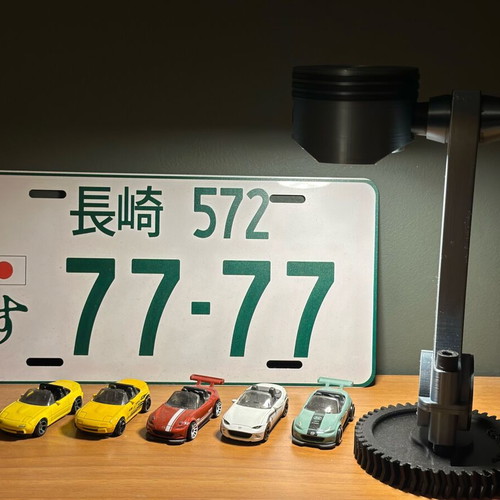 Piston lamp new with tilt for desk