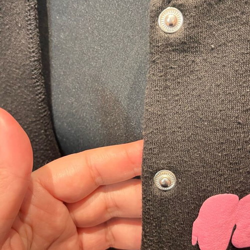 Pink Woman college jacket used, black, size M