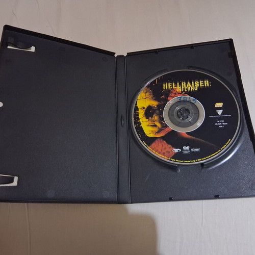 Hellraiser Inferno DVD used with Greek subtitles