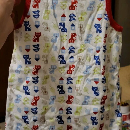 TEX baby romper 6 months, new, cotton with animal print