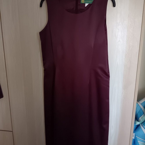 Burgundy suit like new, jacket with dress, size L
