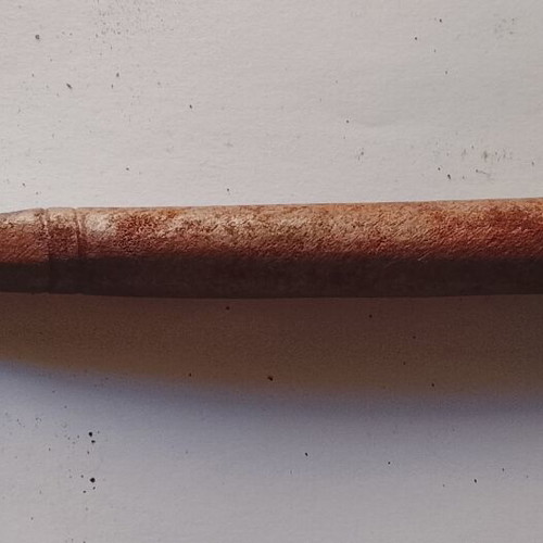 Handmade iron key used, 14cm, late 19th century from Ioannina mansion