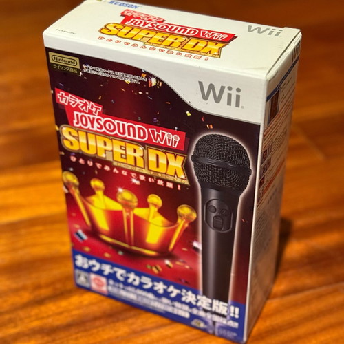 Karaoke Joysound Wii Super DX like new, complete in box
