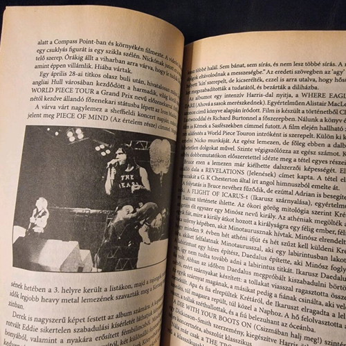 Iron Maiden Live After Death book like new