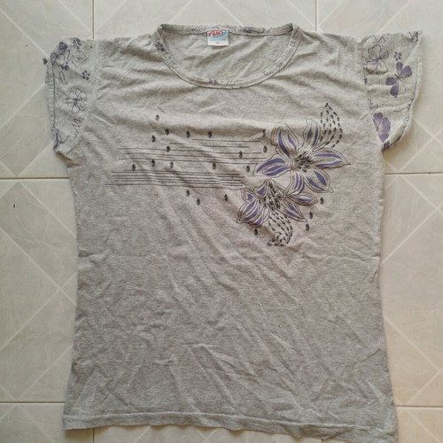 Short Sleeve Shirt like new, XL, gray and purple
