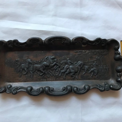 Metal reproduction of Rosa Bonheur's The Horse Fair used, 19th century