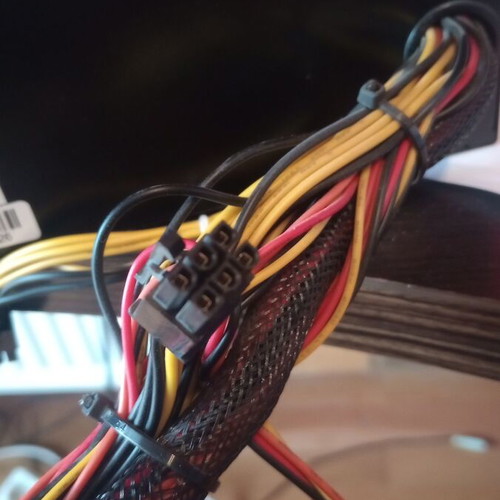 MS-Tech 550W power supply used, fully functional