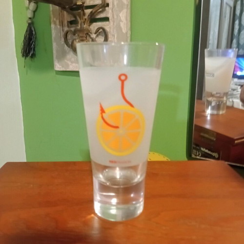 Campari collectible vintage glass like new