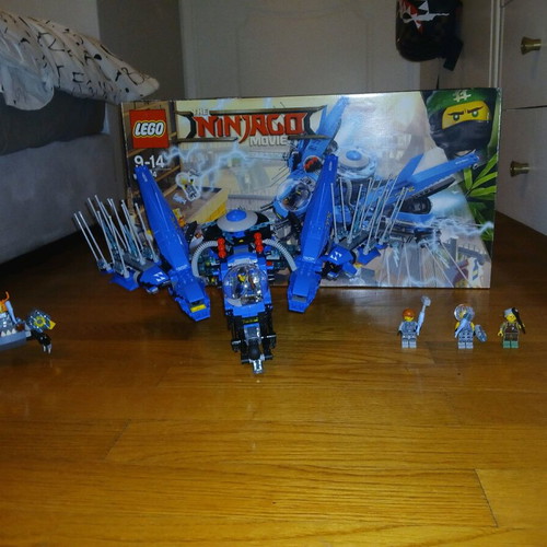 Jay's Jet Lego set like new, 2017, fully built