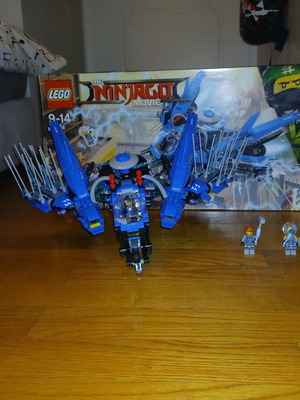 Jay's Jet Lego set like new, 2017, fully built