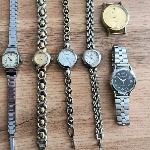 Hand quartz women's watches lot of 6 used