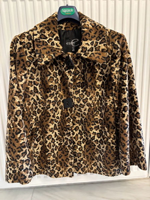 Estel Collection coat like new, beige multicolor, size XL