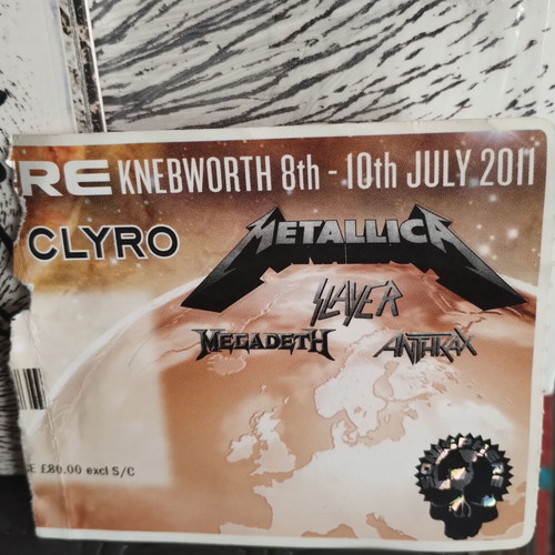 Metallica Death Magnetic CD used signed with Beyond Magnetic CD