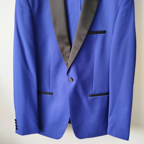 Pako Lorente Blue Roua Tuxedo Suit New, Jacket Size 50