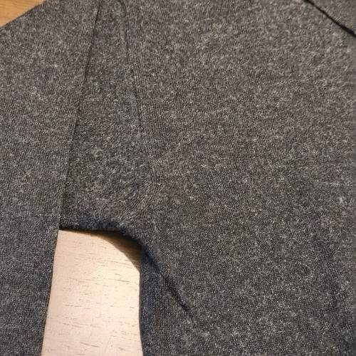 Navy & Green knitted polo shirt medium size gray like new