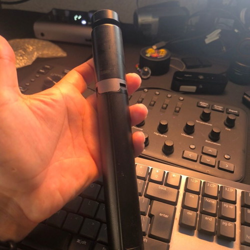 OBSBOT Tiny 4K AI-Powered PTZ Webcam used, with remote and mini tripod