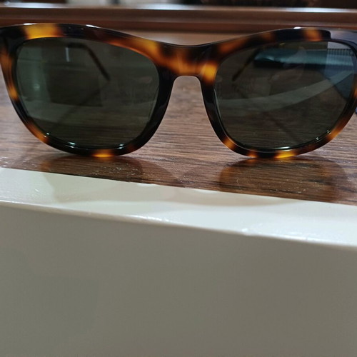 Saint Laurent unisex sunglasses like new, brown and gold
