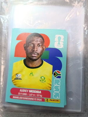 Panini FIFA World Cup 2026 Aubrey Modiba Επίσημο Αυτοκόλλητο σαν καινούργιο