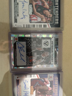 Panini Contenders cards with autographs like new