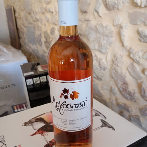 Rose semi-sweet wine Kotsifali, Mandilari and Merlot new