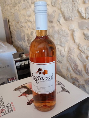 Rose semi-sweet wine Kotsifali, Mandilari and Merlot new
