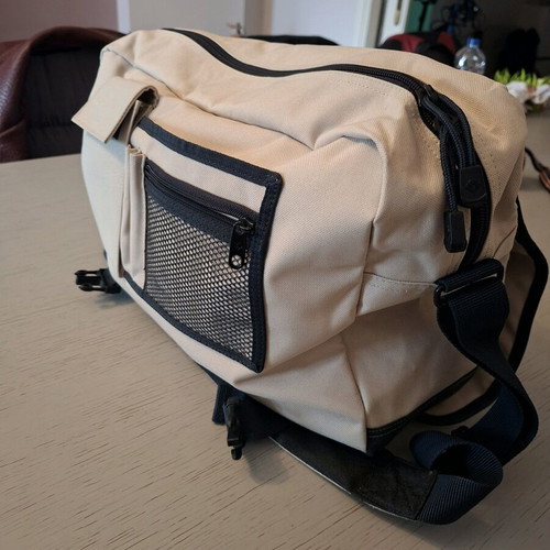 Samsonite messenger bag like new, beige