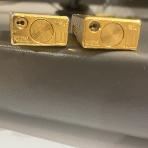 Dunhill Rollagas lighters used, set of two