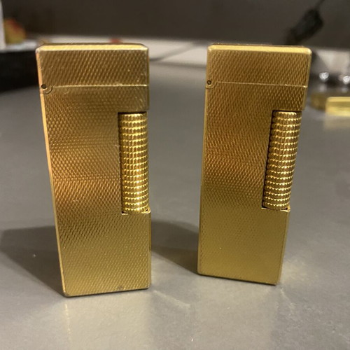 Dunhill Rollagas lighters used, set of two