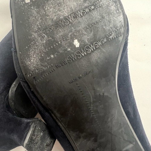 Stuart Weitzman mid heels used, grey, size 42