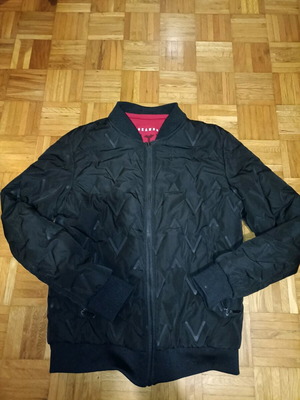 Bomber jacket X-FEEL like new, black and red, size L