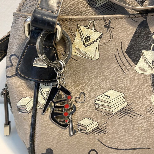 Braccialini handbag, grey and beige
