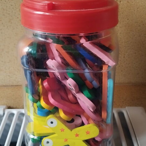 Magnetic letters and numbers used