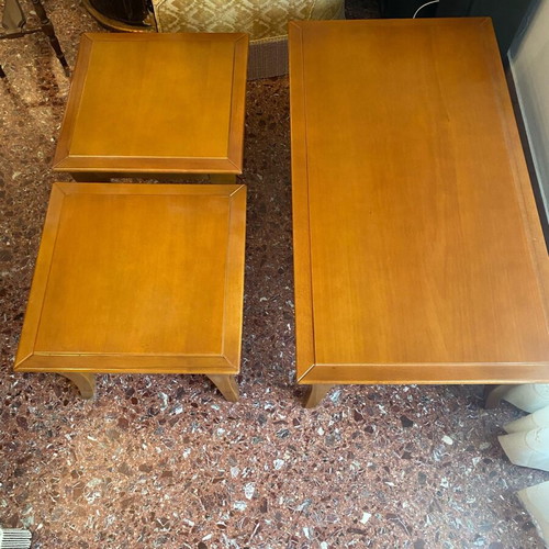 Coffee table set used, 3 pieces