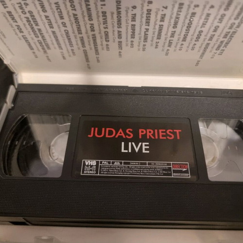Judas Priest Live VHS used, Metal