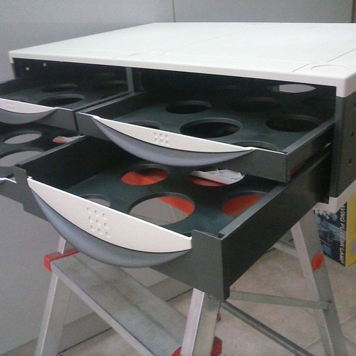 Drawer - Printer/phone/screen/Fax stand with 4 document slots FELLOWES