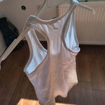 Paco & Co white sports tank top, size S-M