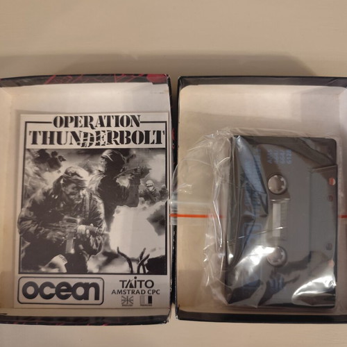 Operation Thunderbolt Amstrad CPC464 cassette used