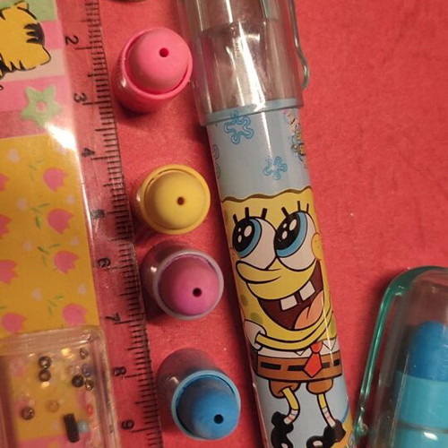 Magic eraser Bob Squarepants new with 5 mini erasers
