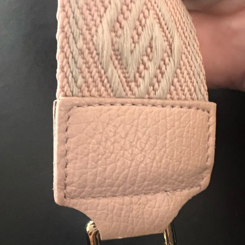 Woven strap with leather new for bags