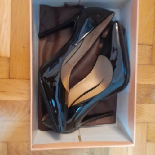 Tsakiris Mallas classic stiletto heels, black, size 40