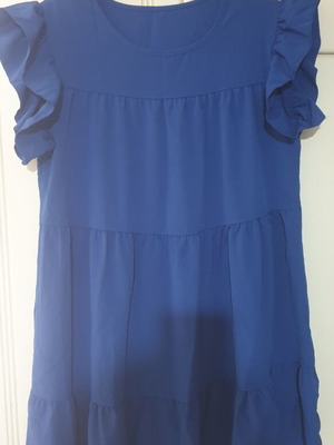 Cristal blue dress 1XL-XL like new, airy and comfortable