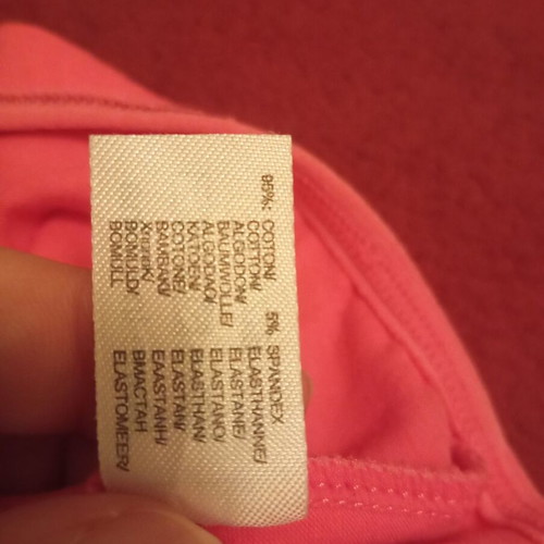 Pink underwear new, 95% cotton