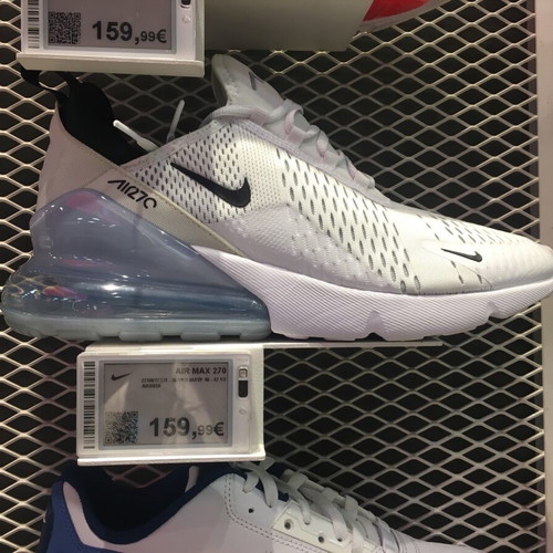 Nike Air Max 270 white men's sneakers like new, size 47.5